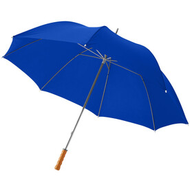 Karl 30&amp;quot; Golfschirm mit Holzgriff, royalblau bedrucken, Art.-Nr. 10901804