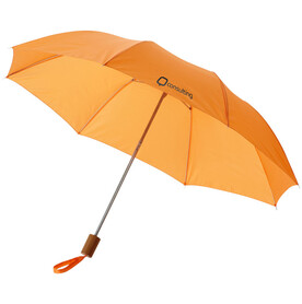 Oho 20&amp;quot; Kompaktregenschirm, orange bedrucken, Art.-Nr. 10905802