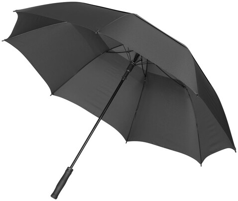 Glendale 30&quot; Automatikregenschirm mit Luftöffnung, schwarz bedrucken, Art.-Nr. 10913100