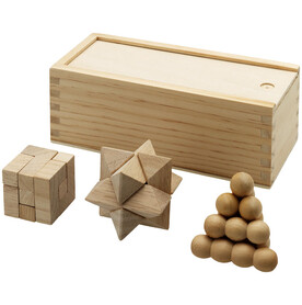 Brainiac 3-teiliges Denksportspiel aus Holz, natur bedrucken, Art.-Nr. 11002900 Brainiac 3-teiliges Denksportspiel aus Holz, natur bedrucken, Art.-Nr. 11002900