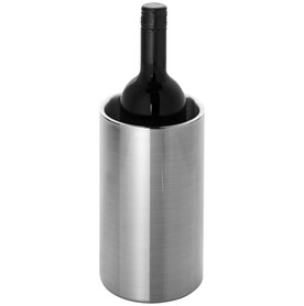 Cielo doppelwandiger Edelstahl-Weinkühler, silber bedrucken, Art.-Nr. 11227500