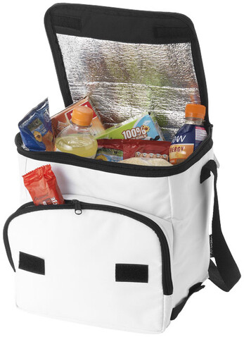 Stockholm faltbare Kühltasche 10L, weiss bedrucken, Art.-Nr. 11909504
