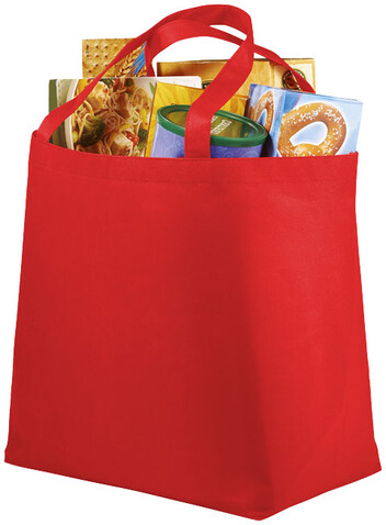 Maryville Non Woven Einkaufstasche 28L, rot bedrucken, Art.-Nr. 12009102