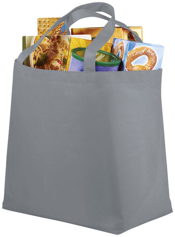Maryville Non Woven Einkaufstasche 28L, grau bedrucken, Art.-Nr. 12009104