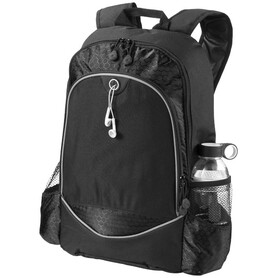 Benton 15" Laptop-Rucksack 15L, schwarz bedrucken, Art.-Nr. 12009300 Benton 15" Laptop-Rucksack 15L, schwarz bedrucken, Art.-Nr. 12009300
