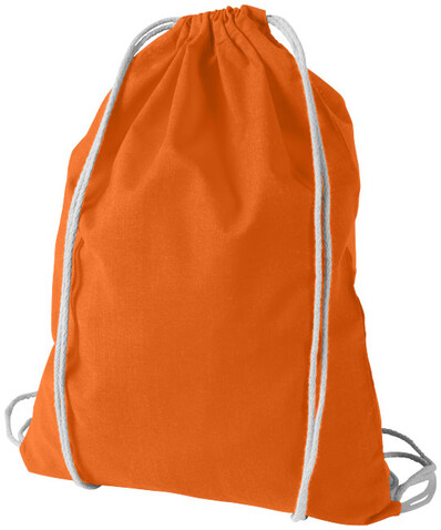 Oregon 100 g/m² Premium Turnbeutel 5L, orange bedrucken, Art.-Nr. 12011306