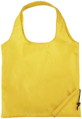 Bungalow faltbare Polyester Tragetasche 7L, gelb bedrucken, Art.-Nr. 12011910