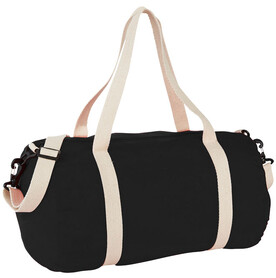The Cotton Barrel Reisetasche 25L, schwarz bedrucken, Art.-Nr. 12019500