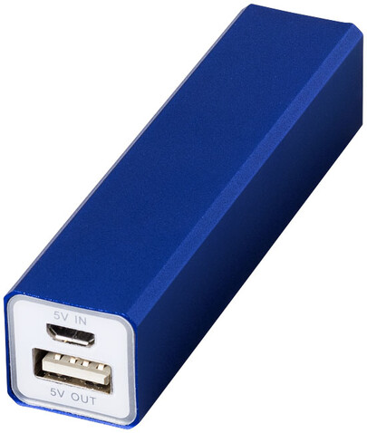 Volt 2200 mAh Powerbank, royalblau bedrucken, Art.-Nr. 12349201