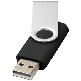 Rotate Basic 16 GB USB-Stick, schwarz bedrucken, Art.-Nr. 12371300