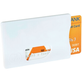 RFID Kreditkartenschutz, weiss bedrucken, Art.-Nr. 13422601