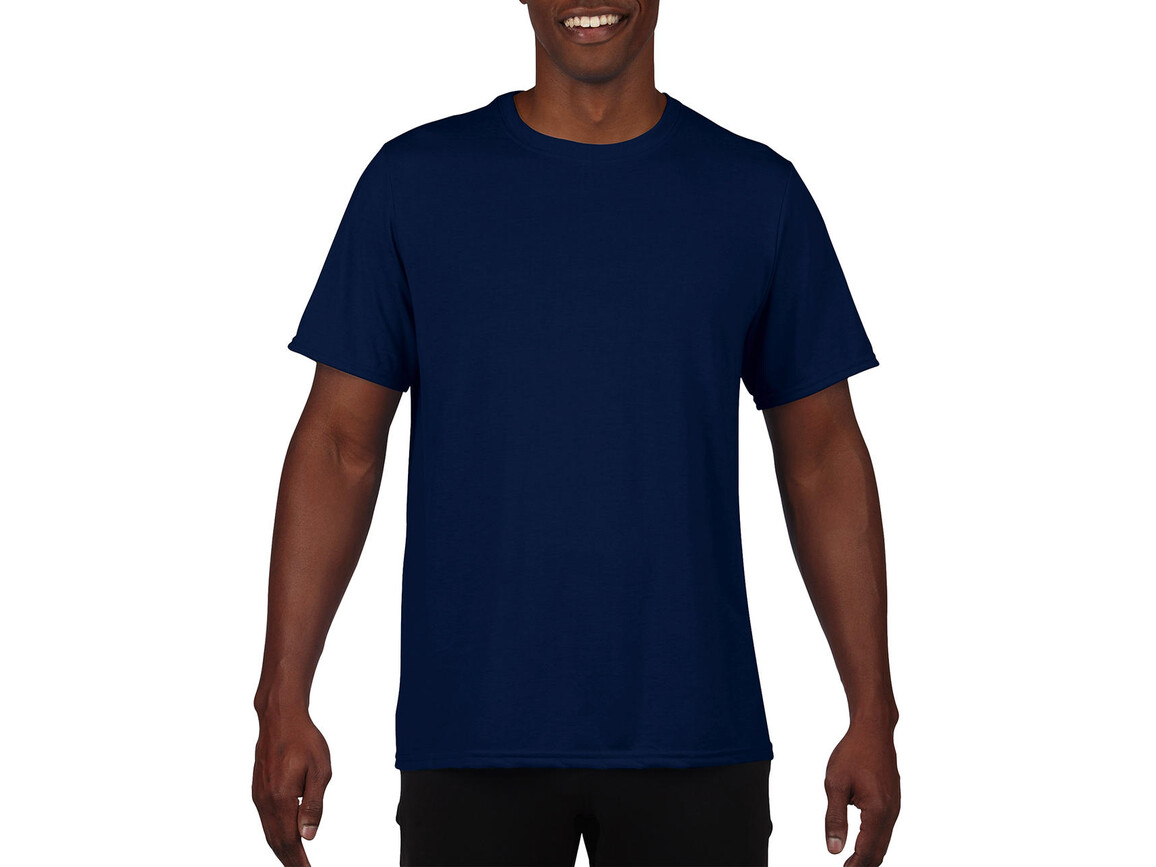 Gildan Performance Adult Core T-Shirt, Sport Dark Navy, M bedrucken, Art.-Nr. 011092034