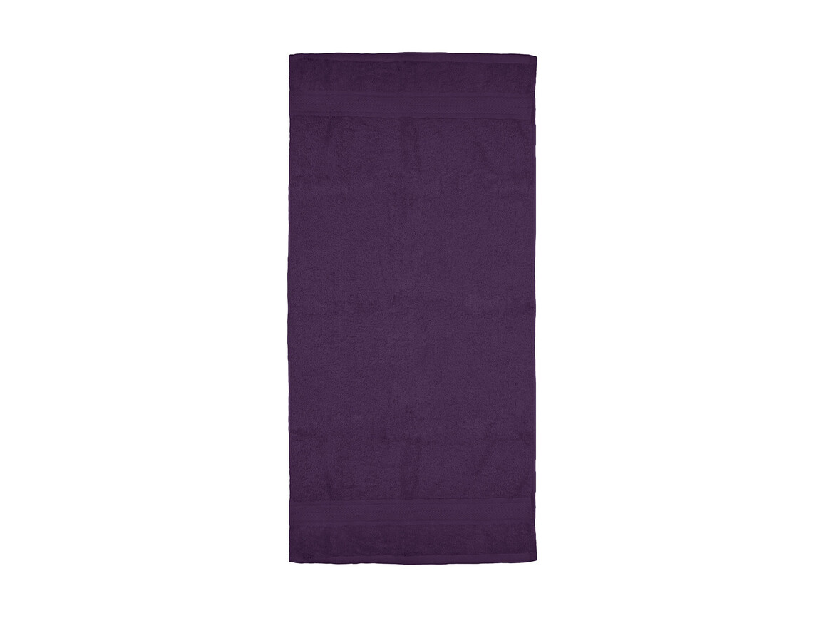 Jassz Towels Rhine Hand Towel 50x100 cm, Aubergine, One Size bedrucken, Art.-Nr. 015644440
