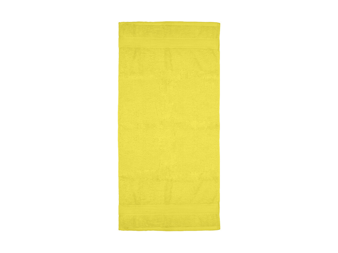 Jassz Towels Rhine Hand Towel 50x100 cm, Bright Yellow, One Size bedrucken, Art.-Nr. 015646030