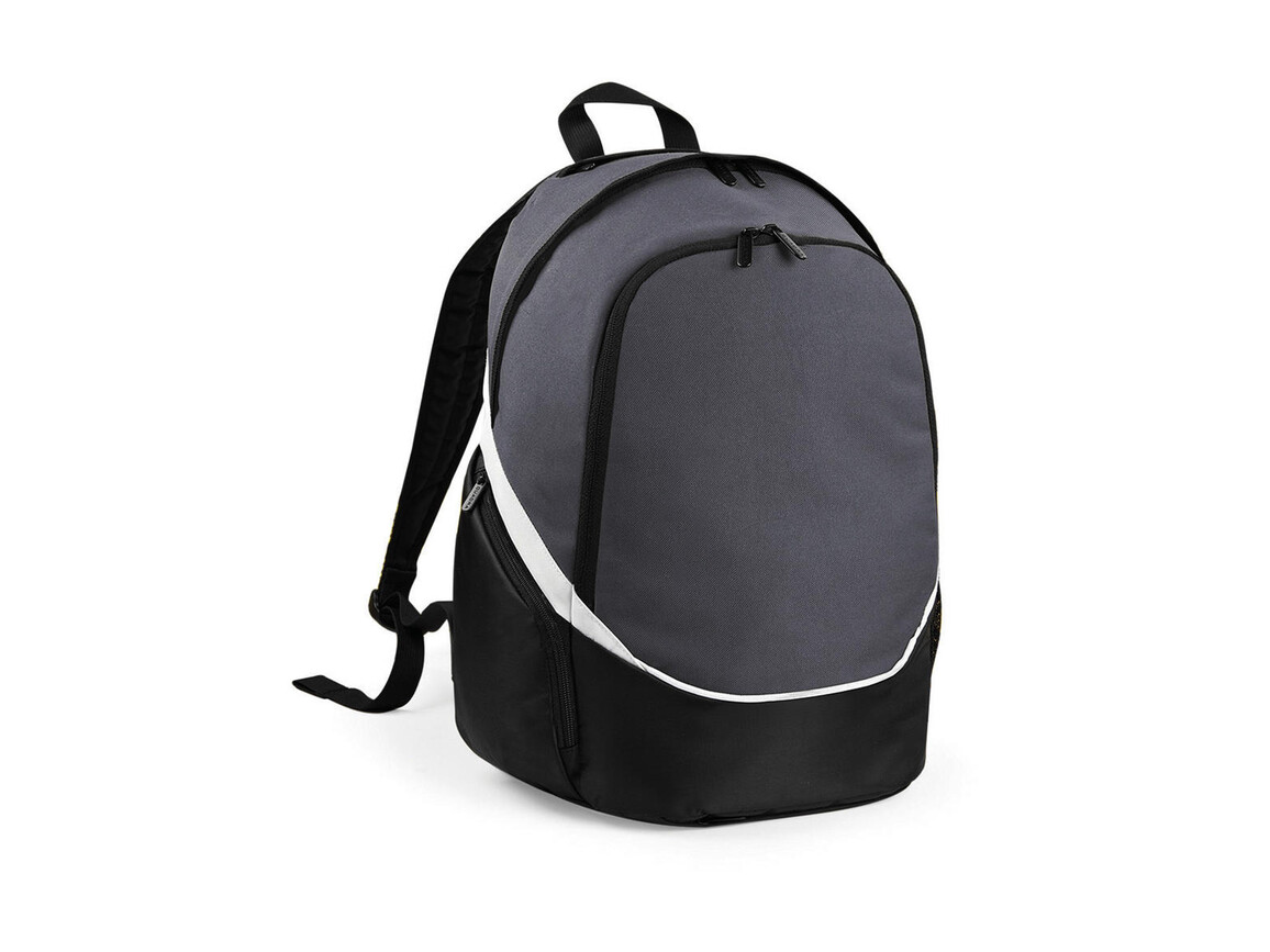 Quadra Pro Team Backpack, Graphite/Black/White, One Size bedrucken, Art.-Nr. 016301860