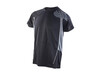 Result Men`s Training Shirt, Black/Grey, M bedrucken, Art.-Nr. 016331514