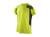 Result Men`s Training Shirt, Lime/Grey, M bedrucken, Art.-Nr. 016335554