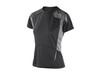 Result Women`s Training Shirt, Black/Grey, XS bedrucken, Art.-Nr. 017331512