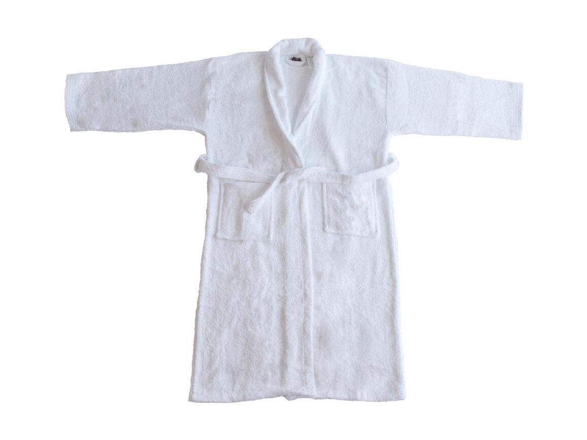 Jassz Towels Geneva Bath Robe, White, XS/S bedrucken, Art.-Nr. 022640002