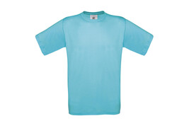 B &amp;amp; C Exact 150 T-Shirt, Turquoise, L bedrucken, Art.-Nr. 150425435
