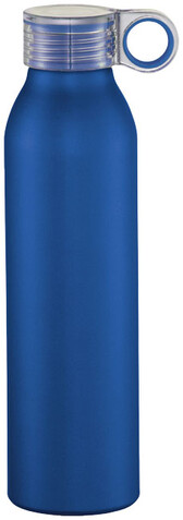 Grom 650 ml Aluminium Sportflasche, royalblau bedrucken, Art.-Nr. 10046302