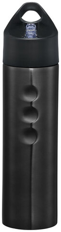 Trixie 750 ml Edelstahl Sportflasche, schwarz bedrucken, Art.-Nr. 10046400