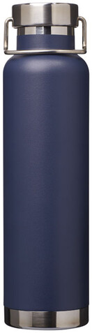 Thor 650 ml Kupfer-Vakuum Isoliersportflasche, navy bedrucken, Art.-Nr. 10048803