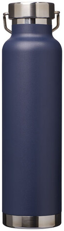 Thor 650 ml Kupfer-Vakuum Isoliersportflasche, navy bedrucken, Art.-Nr. 10048803