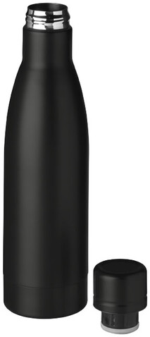 Vasa 500 ml Kupfer-Vakuum Isolierflasche, schwarz bedrucken, Art.-Nr. 10049400