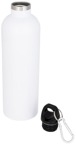 Atlantic 530 ml Vakuum Isolierflasche, weiss bedrucken, Art.-Nr. 10052802