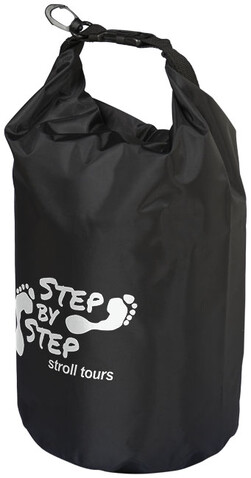 Camper wasserdichte Outdoor-Tasche 10 L, schwarz bedrucken, Art.-Nr. 10057100