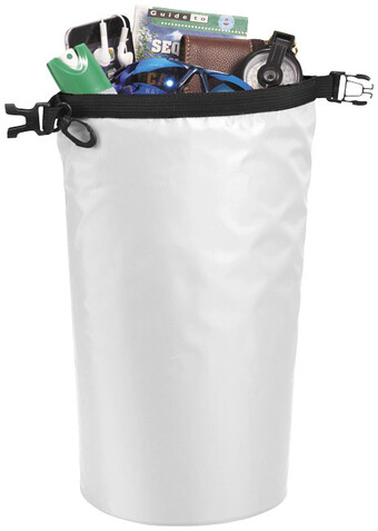 Camper wasserdichte Outdoor-Tasche 10 L, weiss bedrucken, Art.-Nr. 10057104