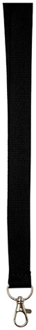 Impey Lanyard mit praktischem Haken, schwarz bedrucken, Art.-Nr. 10250701