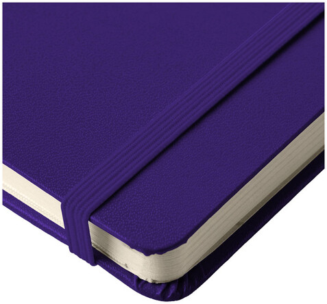 Classic A5 Hard Cover Notizbuch, lila bedrucken, Art.-Nr. 10618110