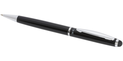 Lento Stylus Kugelschreiber (schwarze Mine), schwarz bedrucken, Art.-Nr. 10713000