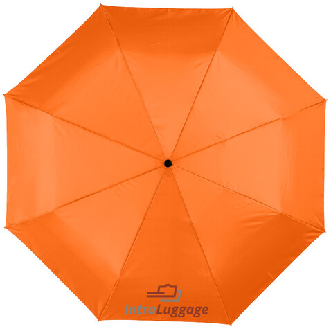 Alex 21,5&quot; Vollautomatik Kompaktregenschirm, orange bedrucken, Art.-Nr. 10901611