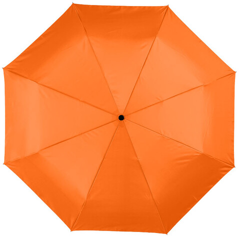Alex 21,5&quot; Vollautomatik Kompaktregenschirm, orange bedrucken, Art.-Nr. 10901611