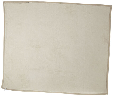 Springwood Decke aus weichem Fleece und Sherpa-Plaid, offwhite bedrucken, Art.-Nr. 11280902