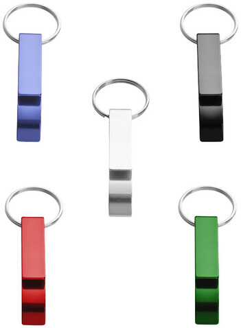 Tao Schlüsselanhänger mit Flaschen- und Dosenöffner, grün bedrucken, Art.-Nr. 11801805