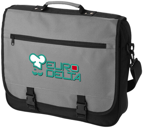 Anchorage Konferenztasche 11L, dunkelgrau bedrucken, Art.-Nr. 11921803