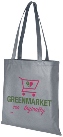 Zeus Non Woven große Tragetasche 6L, grau bedrucken, Art.-Nr. 11941213