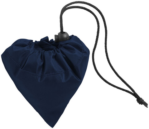 Bungalow faltbare Polyester Tragetasche 7L, navy bedrucken, Art.-Nr. 12011901