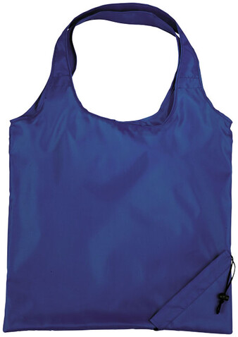 Bungalow faltbare Polyester Tragetasche 7L, royalblau bedrucken, Art.-Nr. 12011907