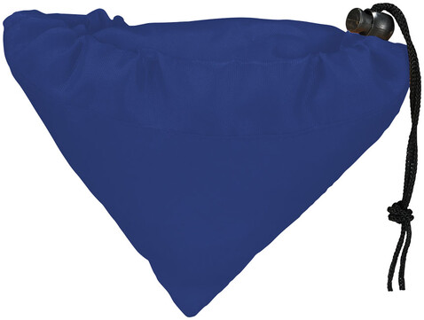 Bungalow faltbare Polyester Tragetasche 7L, royalblau bedrucken, Art.-Nr. 12011907