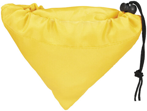 Bungalow faltbare Polyester Tragetasche 7L, gelb bedrucken, Art.-Nr. 12011910