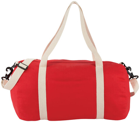 The Cotton Barrel Reisetasche 25L, rot bedrucken, Art.-Nr. 12019502