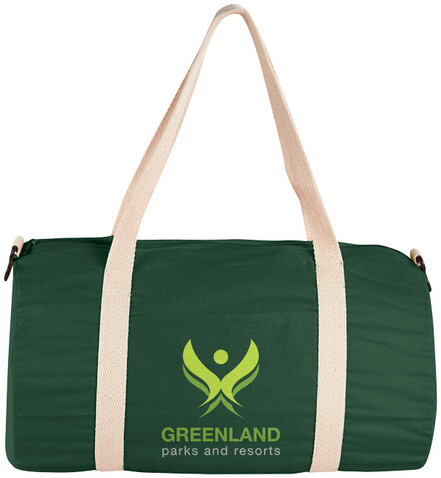 The Cotton Barrel Reisetasche 25L, waldgrün bedrucken, Art.-Nr. 12019503