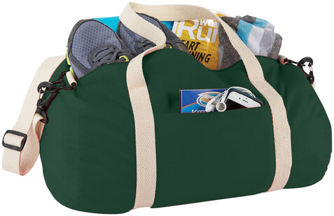 The Cotton Barrel Reisetasche 25L, waldgrün bedrucken, Art.-Nr. 12019503