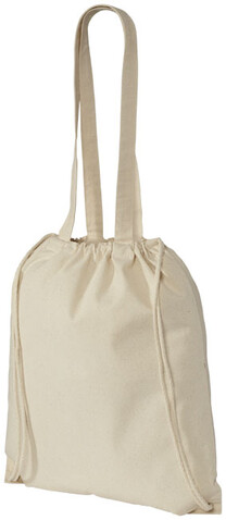 Eliza 240 g/m² Baumwoll Turnbeutel 6L, natural bedrucken, Art.-Nr. 12027600