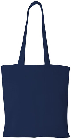 Peru 180 g/m² Baumwoll Tragetasche 7L, navy bedrucken, Art.-Nr. 12033202